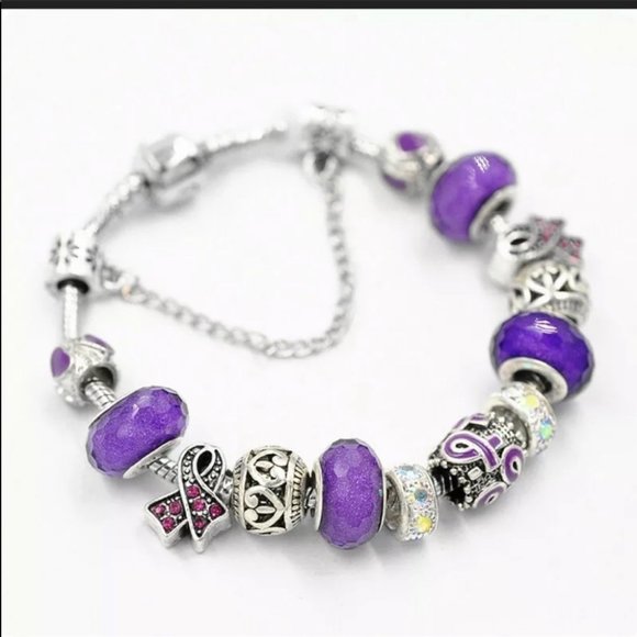 New 20g Amethyst Beautiful Bracelet - Picture 4 of 6